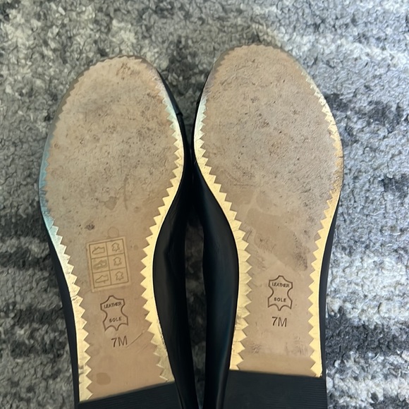 TORY BURCH CHELSEA PATENT TOE BALLET FLATS - Picture 4 of 5